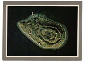 Large 5 X 7 in Aerial, Fort Charlotte, George's Island, Halifax, Nova Scotia