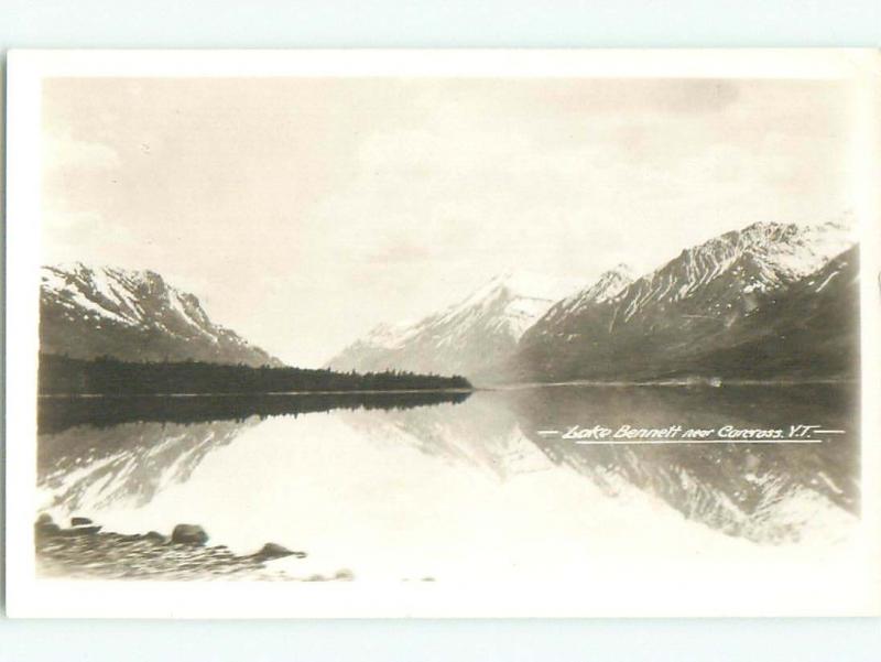 old rppc LAKE BENNETT Carcross - Near Whitehorse Yukon Territory YT W0797