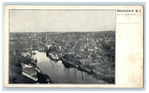 c1900s Aerial View of Providence Rhode Island RI Walter Wirths PMC Postcard