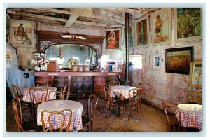 Calico Ghost Town Interior View Of Lil's Saloon Barstow California CA Postcard