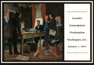 Lincoln's Emancipation Proclomation,Washington,DC Jan 1,1863