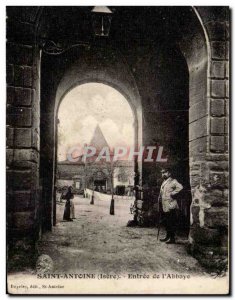 St. Anthony - Entree of & # 39Abbaye - Old Postcard