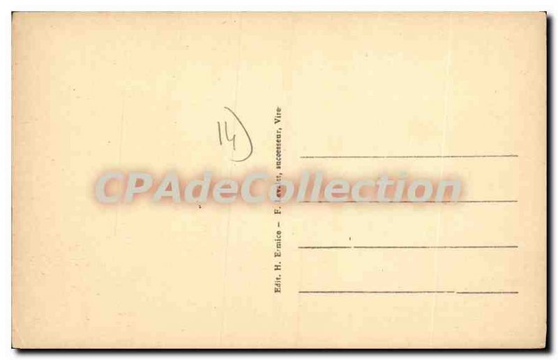 Old Postcard Vire Panoramic view