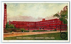 c1905 Hood's Sarsaparilla Laboratory Exterior Lowell Massachusetts MA Postcard