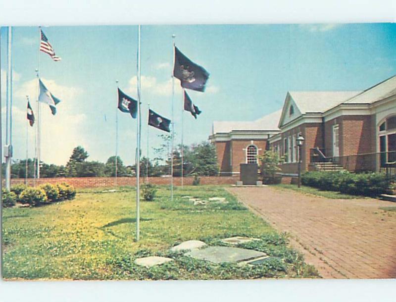 Pre-1980 FLAGS AT FREEDOMS FOUNDATION INDEPENDENCE GARDEN Valley Forge PA F9732