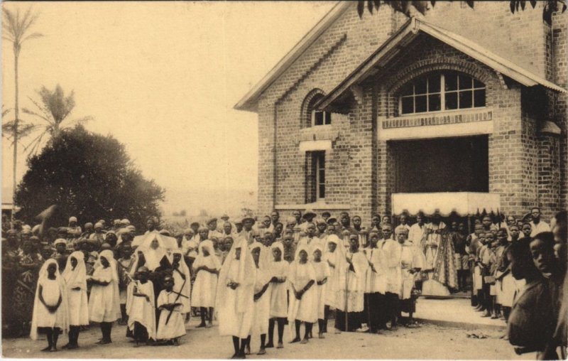 PC NSONA-MBATA la procession BELGIAN CONGO (a28568)