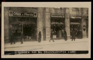 Germany Bavaria 1919 Revolution Freikorps May 3 Munich  RPPC 55549