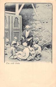 Egypt Arab School Antique Postcard J76837