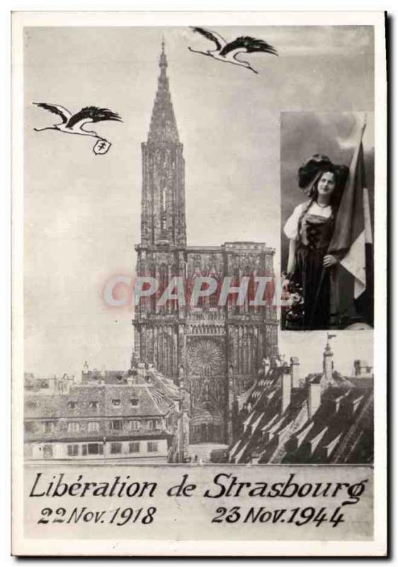 Postcard Modern Army Strasbourg Liberation November 22, 1918 November 23, 194...