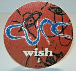 Cure Wish Backstage Pass Concert Tour 1992 Original Goth Post-Post Gift For Fan