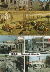 Berlin Wall Memorial Peter Fechter Checkpoint Charlie Graffiti 2x German Post...