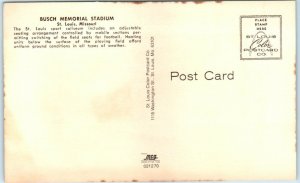 Postcard - Busch Memorial Stadium - St. Louis, Missouri