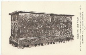 Museum Postcard - Chest of Elm Wood - Made by James Griffin - Dated 1639 - ZZ887