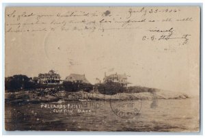 1906 Pollards Point Residence Clifton Massachusetts MA RPPC Photo Postcard