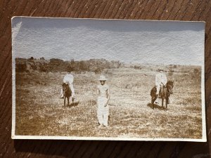 RPPC-EARLY Antique REAL PHOTO Postcard Scene In Philippines