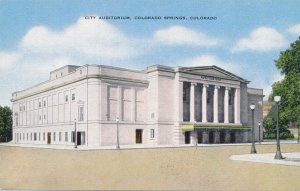 City Auditorium at Colorado Springs CO, Colorado - Linen