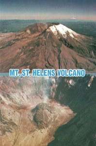 Vintage Postcard Mount St. Helens Volcano After May 18, 1980 Eruption Washington