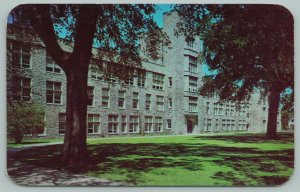 Font Du Lac Wisconsin~Senior High School~View from the Trees~c1950~Postcard