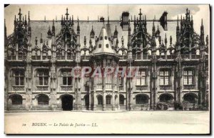 Old Postcard Rouen Courthouse