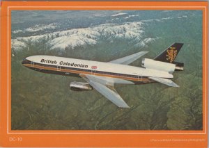 Aviation Postcard - British Caledonian DC-10 Aeroplane RR18362