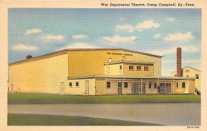 Camp Campbell, KY-TN USA War Department Theatre Military Camp Unused 