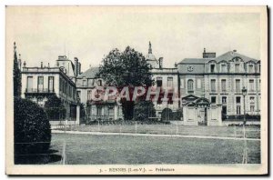 Old Postcard Rennes Prefecture