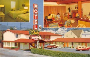 Oakland California The Oaks Motel Vintage Postcard AA35332