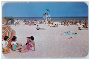 Pensacola Beach White Sand On The Gulf Mexico Pensacola Florida FL Postcard