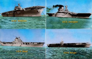 Military World War II Aircraft Carriers U S S Yorktown Lexington Wasp & Ranger