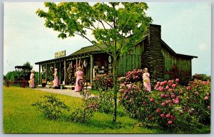 Vtg Glendale Springs North Carolina NC Northwest Trading Post Postcard