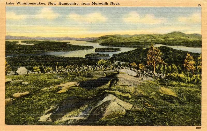 NH - Lake Winnipesaukee. From Meredith Neck