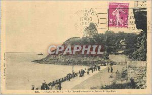 Old Postcard Dinard (I and V) and La Digue Promenade Pointe du Reel