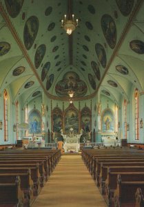 America Postcard - St Ignatius Mission Interior, St Ignatius, Montana  RR7713