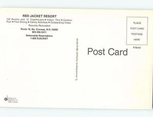 Unused 1980's RED JACKET RESORT North Conway New Hampshire NH c4536