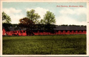 Postcard Bed Factory in McAlester, Oklahoma