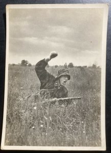 Mint Germany Real Picture Postcard Cover Waffen SS Police Follow Me