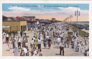 Florida Daytona Beach Enjoying The Florida Sunshine On The Ocean Promenade At...