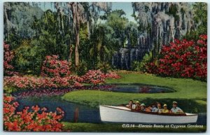 M-10580 Electric Boats at Cypress Gardens Florida