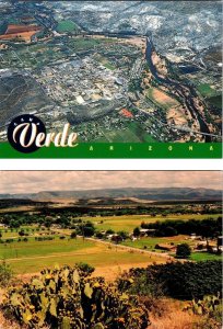 2~4X6 Postcards CAMP VERDE AZ Arizona AERIAL VIEW~VERDE VALLEY HOMES Yavapai Co