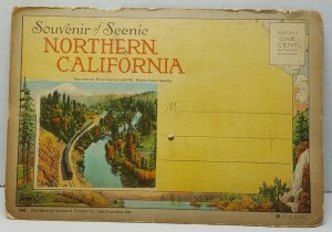 Scenic Views Postcard Book Northern California Vintage Postcard