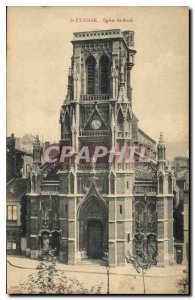 Postcard Old St Etienne St Roch Church