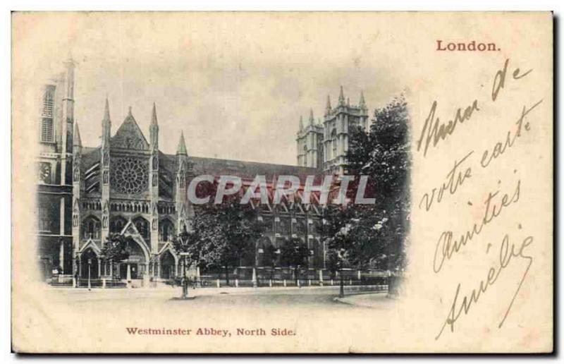 CPA Great Britain Londres London Westminster abbey North side