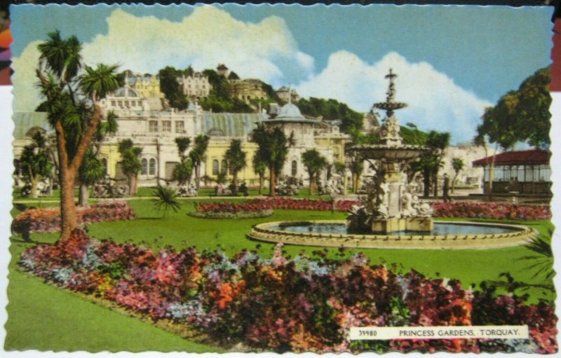 England Princess Gardens Torquay - unposted