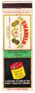 Emanelo cigar matchbook cover