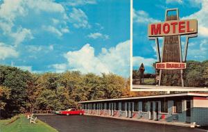 COTEAU DU LAC, Quebec Canada    MOTEL DES ERABLES    Roadside Chrome Postcard