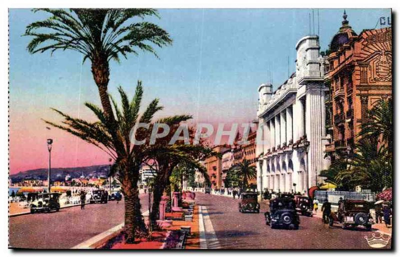 Postcard Old Nice Promenade des Anglais A M