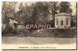 Old Postcard Versailles Belvedere Park Petit Trianon