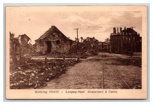 World War I Ruins  Waterworks & Casino Longwy France UNP DB Postcard S11