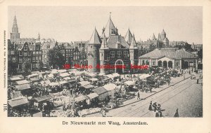 Netherlands, Amsterdam, De Nieuwmarkt Met Wang, Abrahamson & Van Straaten Pub