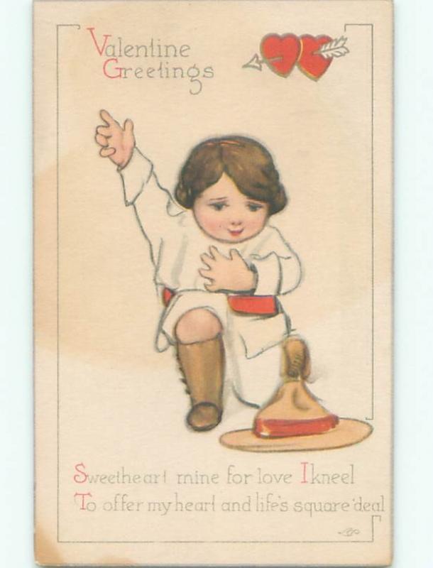 Divided-Back CHILDREN SCENE Great Postcard AA6346